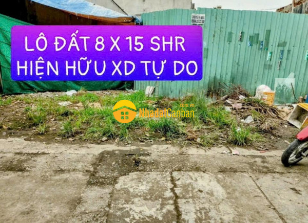 Bán lô đất 120 m2 giá chỉ 1 tỷ 650 triệu xuân thới sơn hóc môn