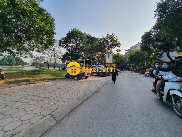 Bán nhà phố ô đồng lầm mặt hồ ba mẫu, 240m2, mt 7.2m, 61.2 tỷ