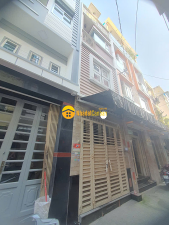 Hẻm ô tô thông, lô d hưng phú, f10, q8, 4 tầng đúc, 37.0m2, 6.18 tỷ